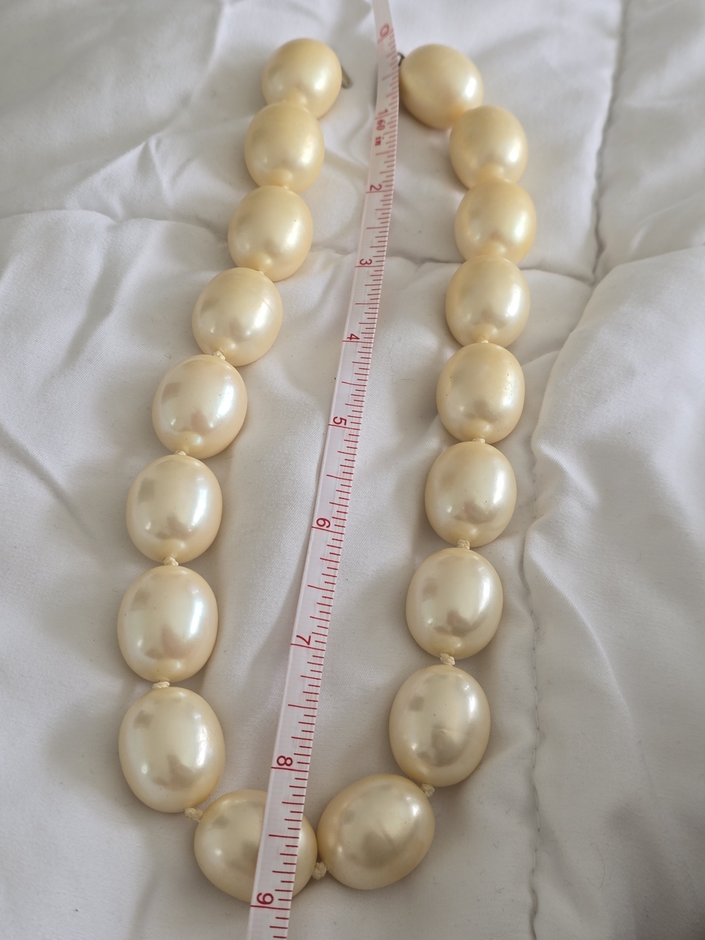 Golden Pearl Strand Necklace - Elegant Classic Jewelry - Picture 6 of 6
